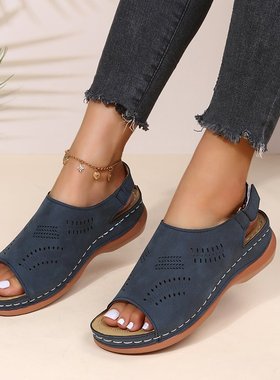 速发Wo Shoes Wo Sads  Lasies Wedged Sads  Wo P