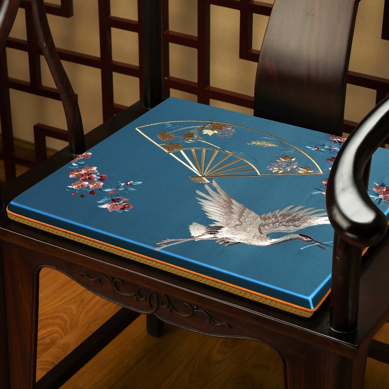 速发师式椅垫红木椅子坐垫国木家具圈椅太中椅茶椅垫座椅垫中实风