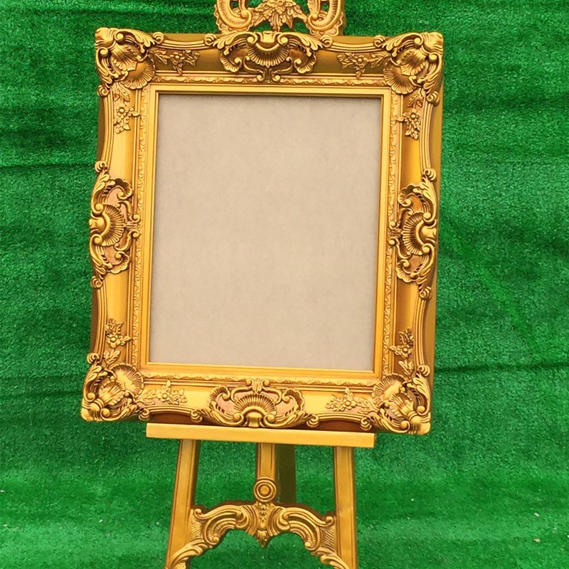 速发欧式宾庆迎装牌展架油画婚饰房地产酒店V婚礼迎宾架展示广告