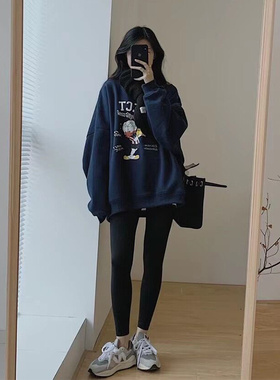 速发美式学院风大iov古rs码ze薄款无帽卫衣复e情侣外套上衣