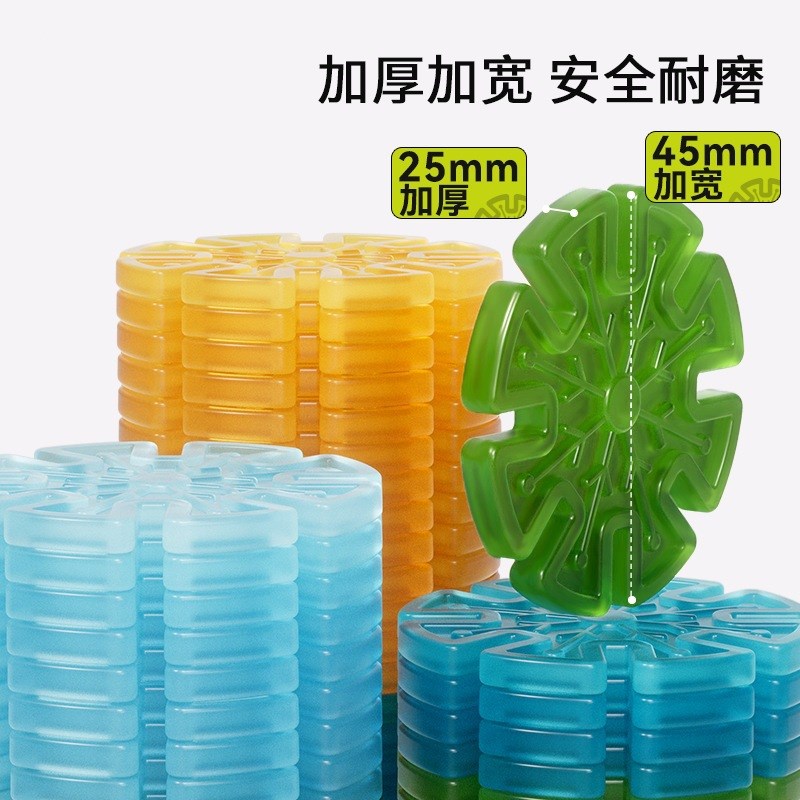 速发200块装大具雪花儿树叶积木玩号儿童塑料拼插幼片园益智玩具