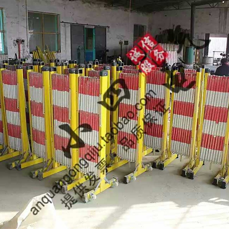 速发玻璃外伸缩围栏 绝缘伸缩围挡 圆管户防护围栏 式钢施工遮拦