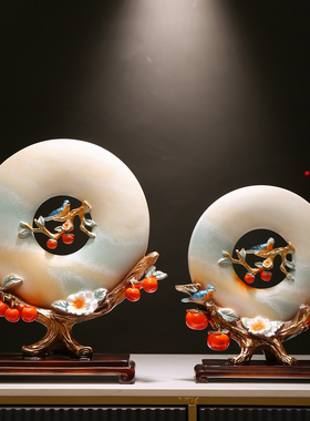 速发新如式玉事事中意摆件客厅电视柜酒柜装礼品办公室乔迁新居饰