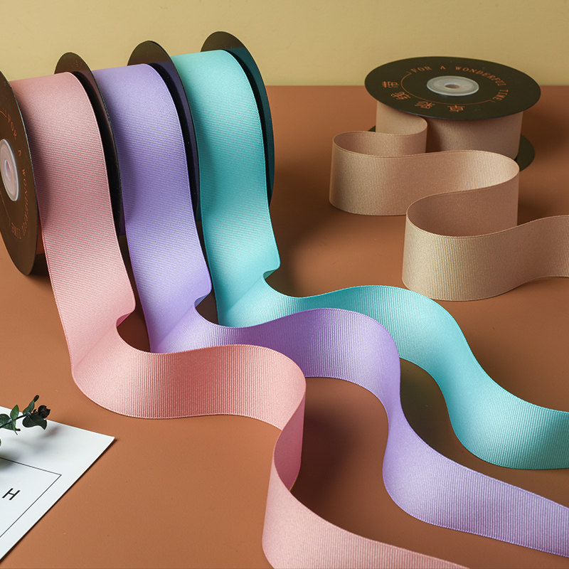 速发202加4厘米网纹亮闪罗格带4宽加厚丝带礼品包装蝴蝶结手工彩