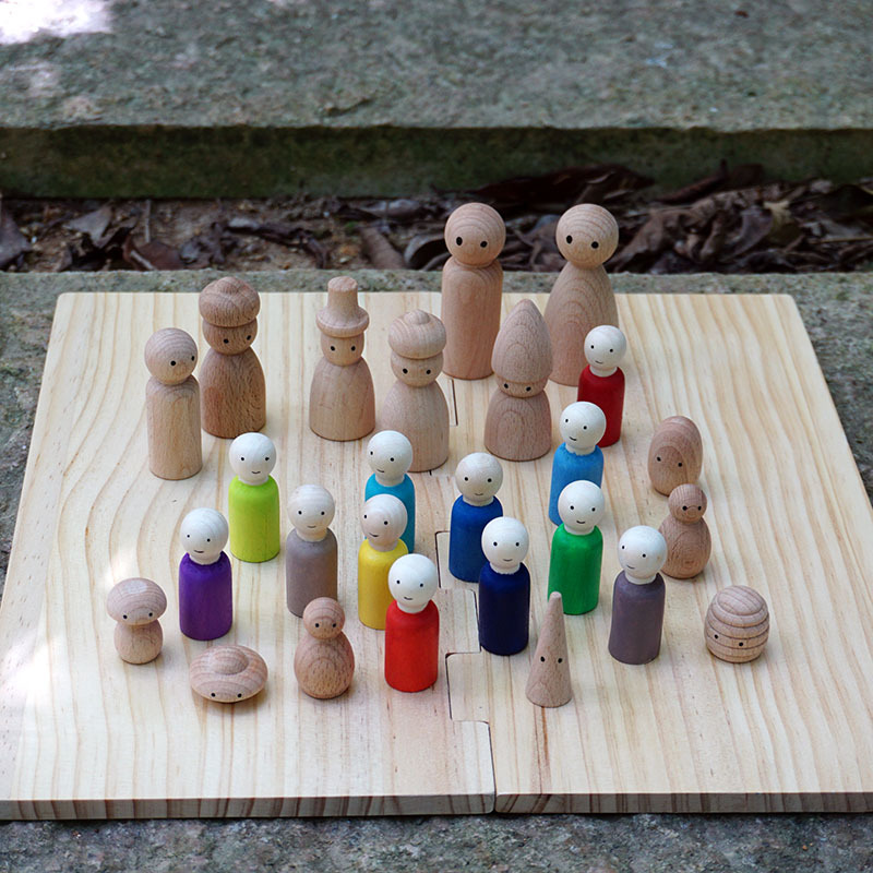 速发实木格教底板木质心理学板系演示隔板教具配件学统排列道具