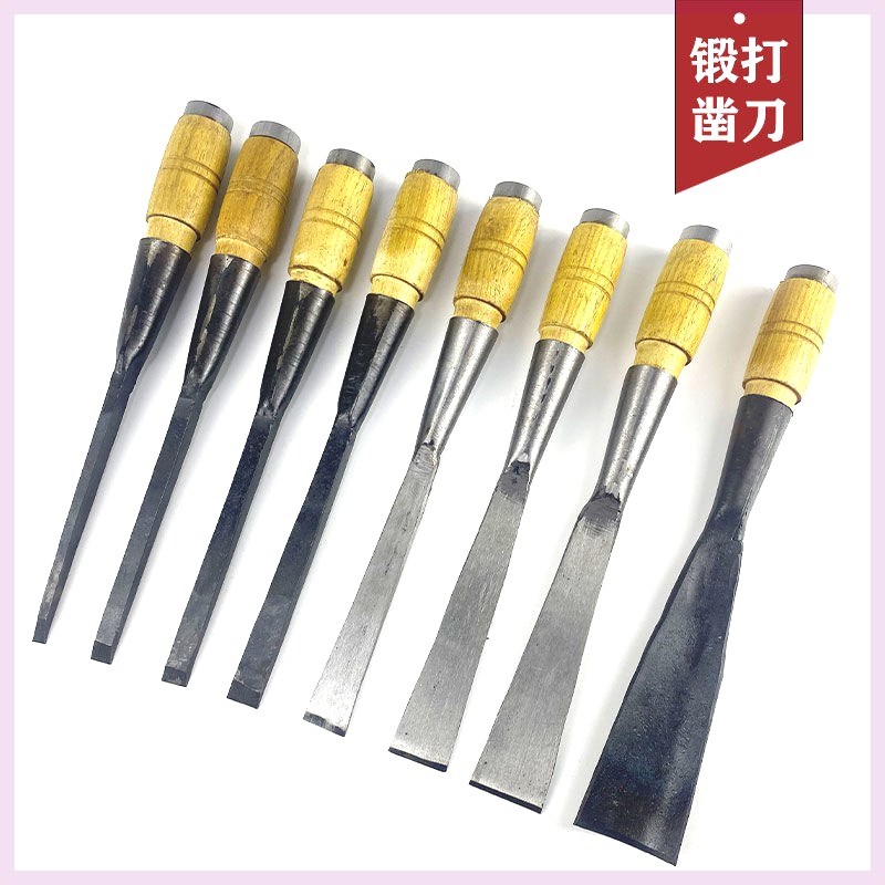 速发平钢木工凿子纯手工锻打老凿扁贴凿铲钊子凿子木木工匠木工工