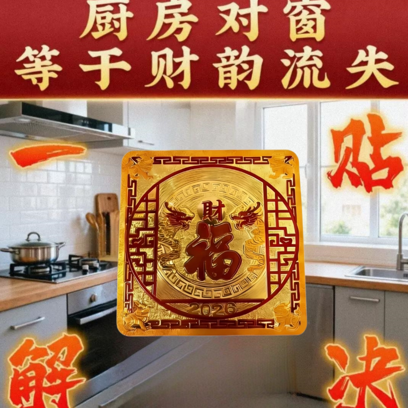 龙貅纳福日用装饰窗户贴