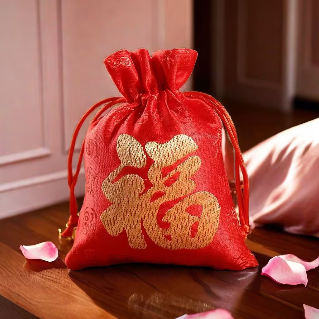 春节福袋束口袋饰品锦囊袋抽绳珠宝首饰收纳袋结婚生日喜糖包装袋,饰品/流行首饰/时尚饰品新,首饰袋,淘宝优惠券,粉丝福利购,淘宝优惠卷