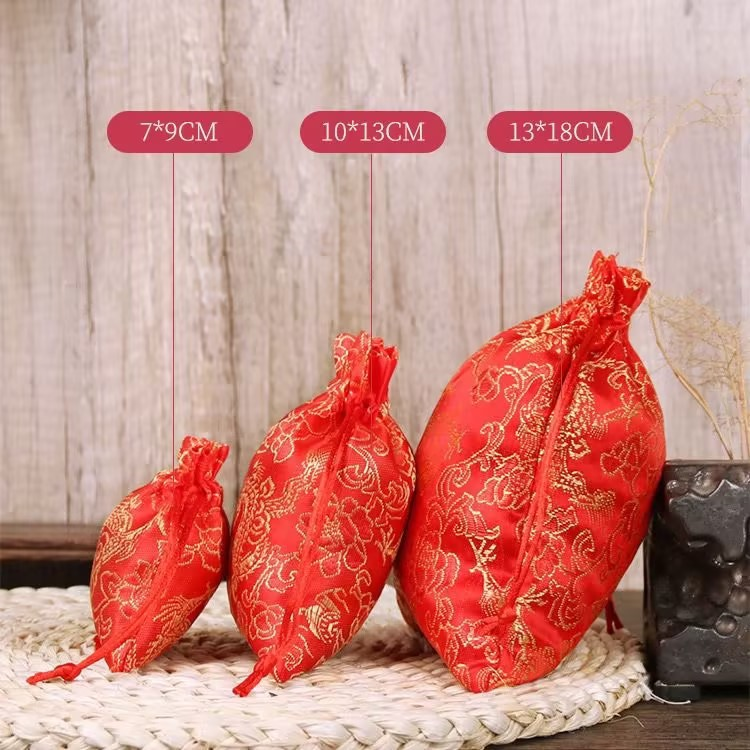 中式风刺绣龙纹香囊珠宝首饰收纳袋抽绳束口小布袋锦缎香包空袋子,饰品/流行首饰/时尚饰品新,首饰袋,淘宝优惠券,粉丝福利购,淘宝优惠卷