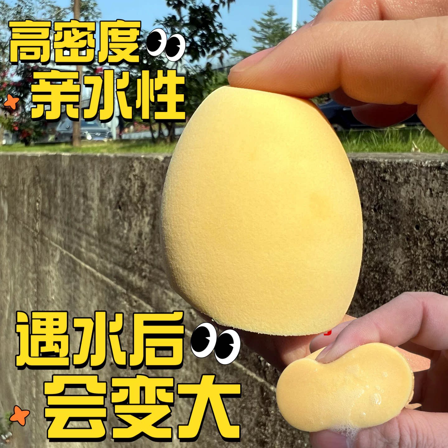实用耐磨擦胶抹平海绵蛋
