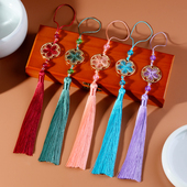 花好月圆流苏穗子挂件中国风书签古装 压襟扇坠挂饰衣服装 饰小吊须