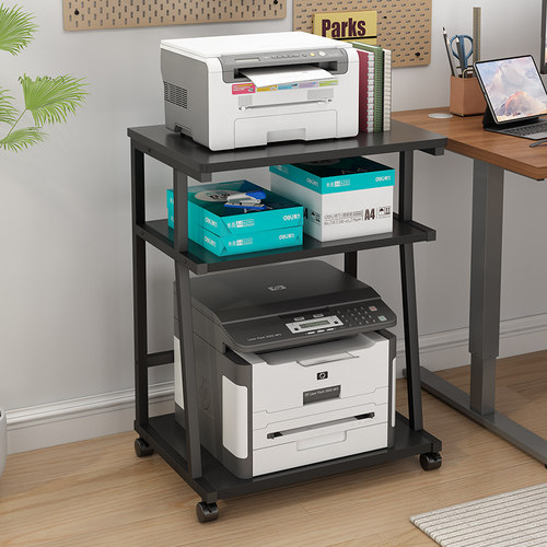 落地可移动打印机收纳整理架
