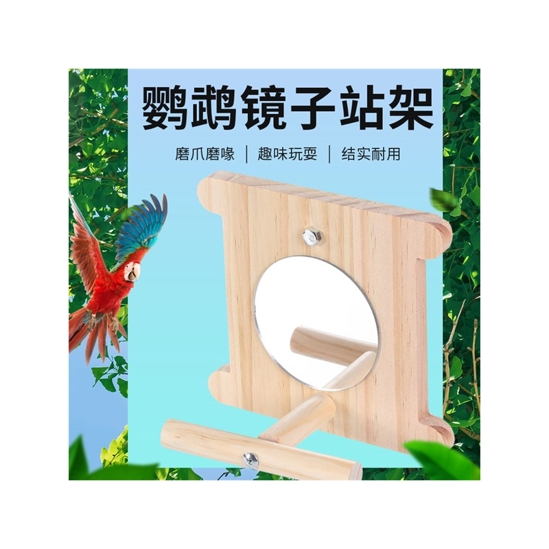 不锈钢鸟食杯磨砂站杆小鸟用喂食器鹦鹉鸟食盒带架饲料盒鸟笼配件