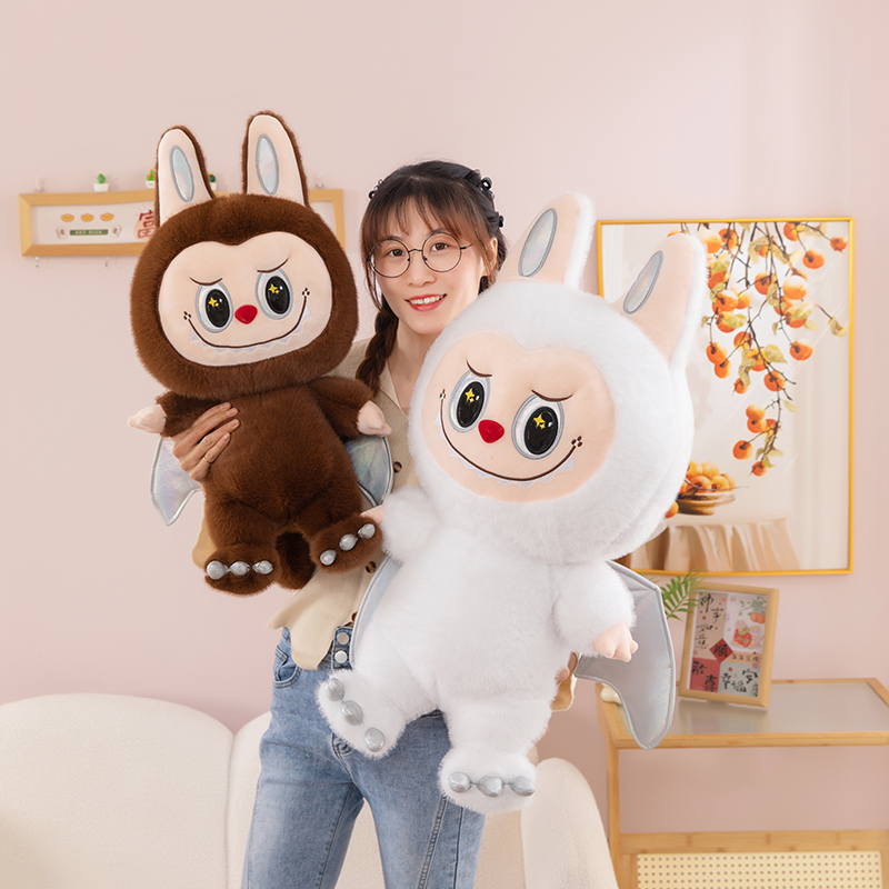 网红可爱天使翅膀拉布大号公仔