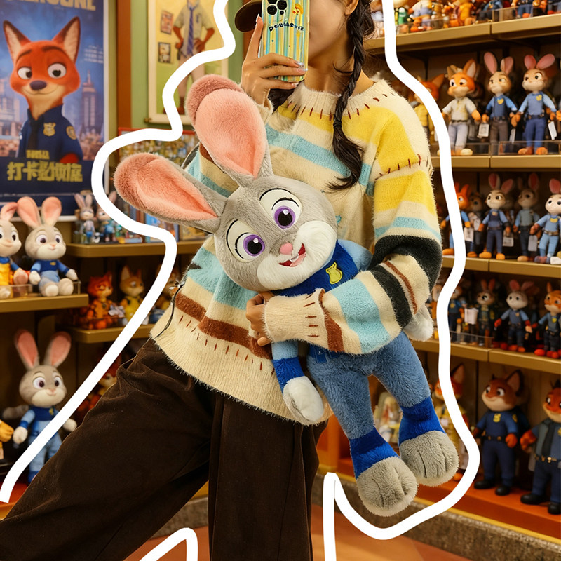 疯狂动物城2朱迪尼克站版毛绒公仔兔子警官狐狸尼克玩偶儿童礼物,玩具/童车/益智/积木/模型,毛绒/玩偶/公仔/布艺类玩具,淘宝优惠券,粉丝福利购,淘宝优惠卷