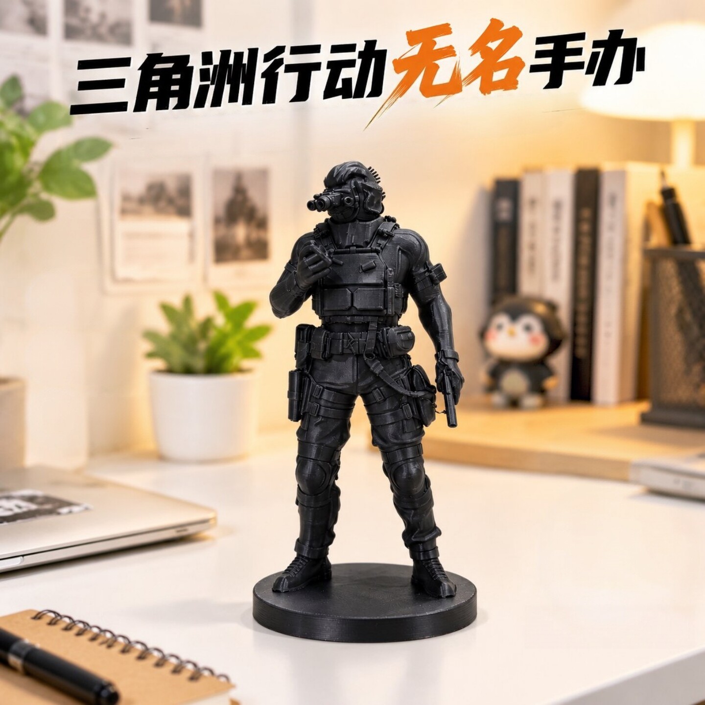三角洲行动无名手办3D打印