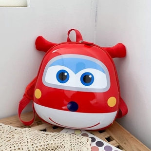 超级可爱飞侠儿童书包可当羽毛球包网红登山可用卡通立体双肩背包