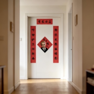 马尔福对联新年春节2026新款周边马年就贴马尔福门贴创意春联福字