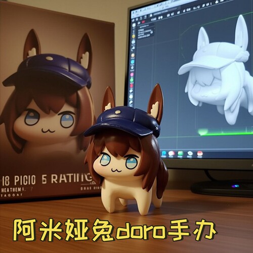 阿米娅兔doro手办Q版桃乐丝