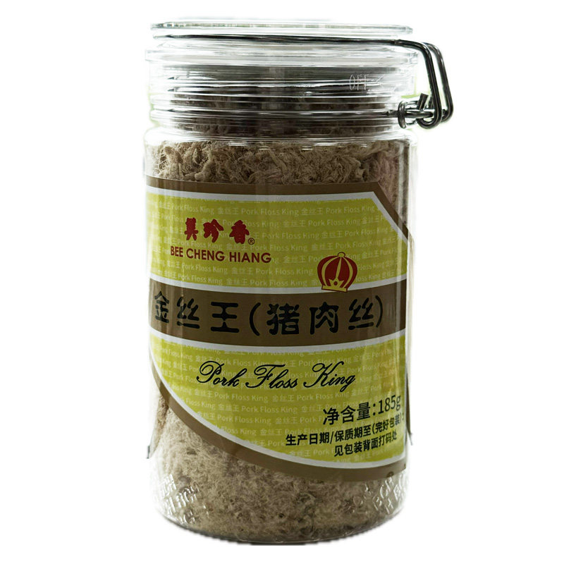 美珍香金丝王185g/罐 猪肉丝 有嚼劲 美味零食 烘焙食材