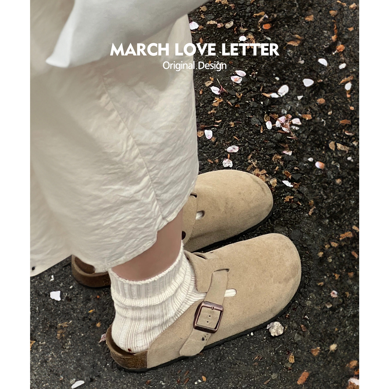 牛皮版~真皮春春勃肯女鞋厚底拖鞋外穿包头拖钓鱼软木休闲博肯鞋