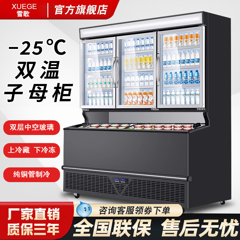 雪歌便利店冷冻冰柜商用