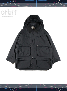 Norbit 机能风双层可拆卸防风夹克男宽松多口袋户外工装外套