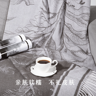 美利奴纯羊毛毯披肩盖毯