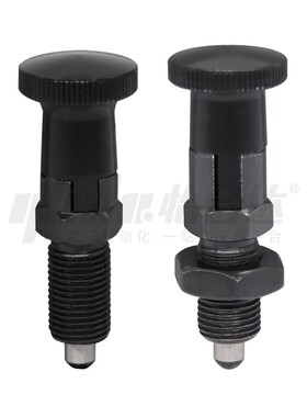 旋钮柱塞ZAG44不锈钢 ZAG43碳钢分度销M6 M8 M10 M12 M16