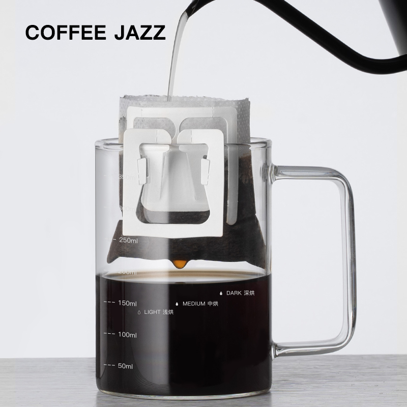 COFFEEJAZZ玻璃刻度挂耳咖啡杯