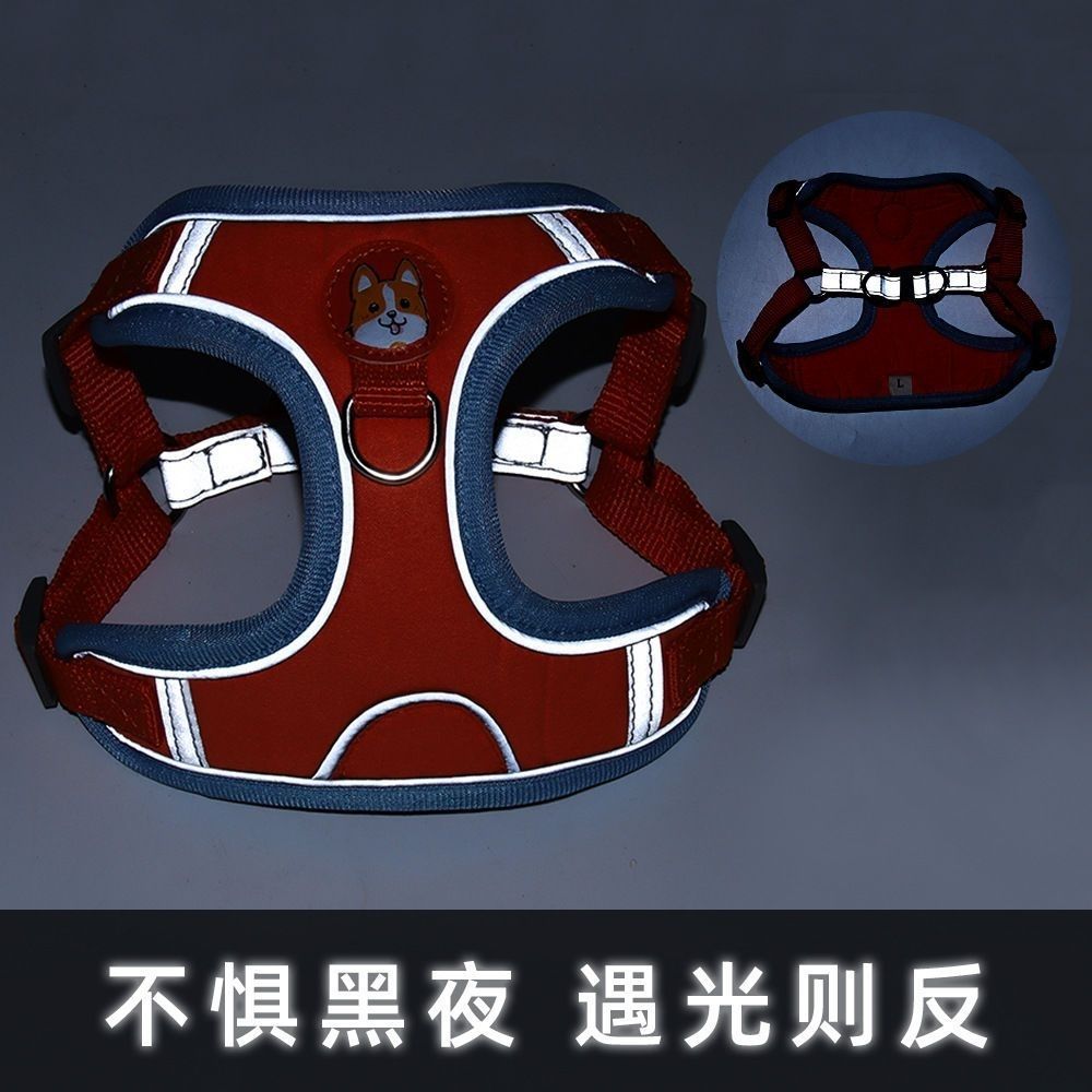 小型超狗狗牵引绳背心式