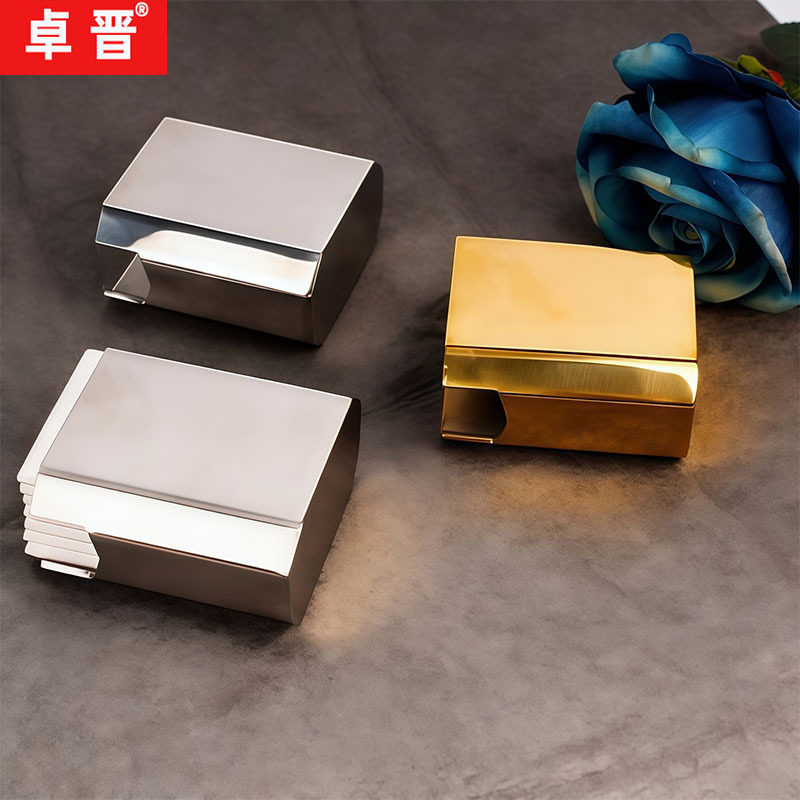 立式不锈钢纸巾架简约盒