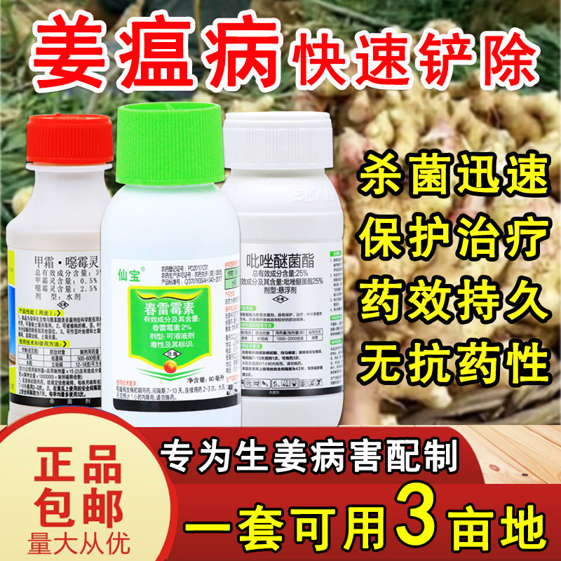 姜瘟病专用药生姜专用农药根腐病烂脖子病枯萎病姜瘟净大姜杀菌剂