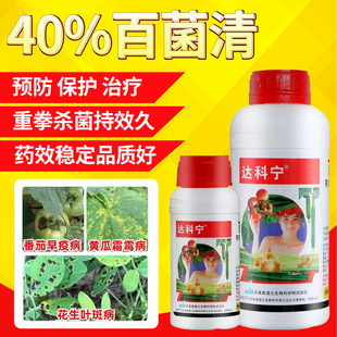 达科宁百茵清40%百菌清黄瓜辣椒霜霉病炭疽病早晚疫病农药杀菌剂