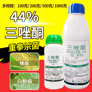 44%三唑酮锈病专用药杀菌剂白粉病小麦烟草霜霉病灰霉病效特农药