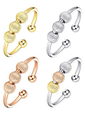 Fidget Beads Fidget Ring Spinning Single Coil Spiral Fidget