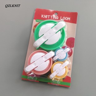 4pcs/set Different Sizes Round Pompom Maker Fluff  Weaver To