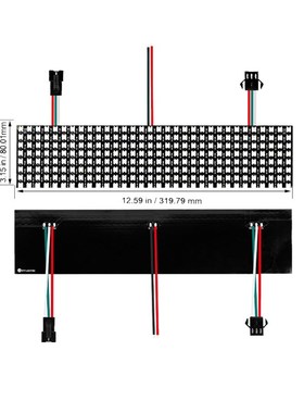 led module pixel control board WS2812b adressable matrix rgb