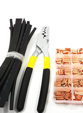 210PCS  GT Copper connecting pipe wire joint small copper tu