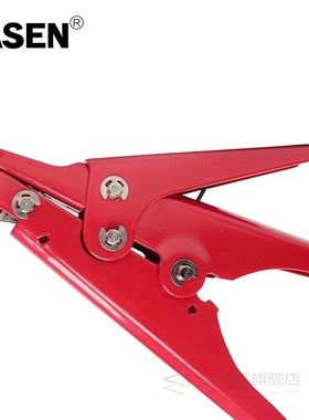 Red 2.4-9 mm Cable Tie Gun Tensioning and Cutting Tool for P