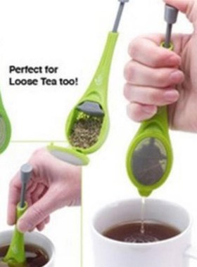 Tea Infuser Strainer Gadgets Plastic Built-in Plunger Intens