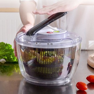 Multifunction Manual Salad Washer Spinner Drainer Lettuce Ve