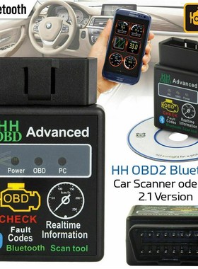 Bluetooth ELM327 HH V2.1 OBD2 Car Scanner Car Fault Diagnost