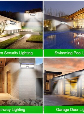 Outdoor Lighting Solar Motion Sensor Light Bulb 268 LED Sola