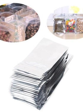 Front Clear Leak Proof Ziplock Pocket 50 Pcs 10x17.5cm/ 7x13