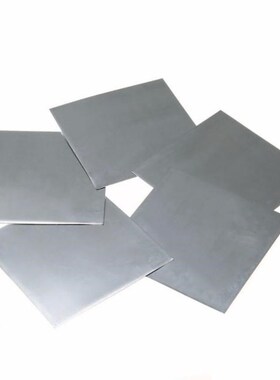 5pcs Bluish-White Metal Zinc Plate High Purity Pure Zinc She