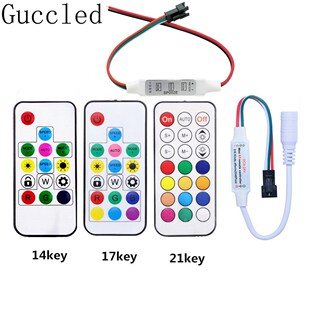 Mini 3key RF 14key 17key 21key Led Pixel Strip DC5-24V Light