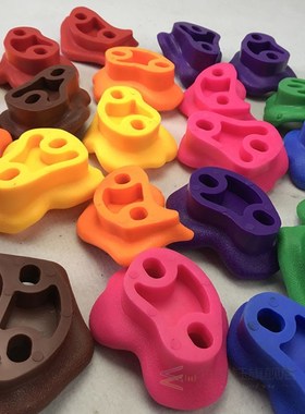 10pcs Wall Stones Grip Indoor Outdoor Toys Hand Feet Holds C