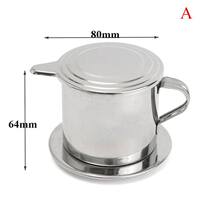 Stainless Steel Vietnamese Drip Coffee Filter Maker Pot Infu thumbnail 4