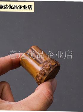 竹根盖置茶壶盖托手工竹节壶承老竹杯托紫砂壶碗盖架.盖搁茶具配,